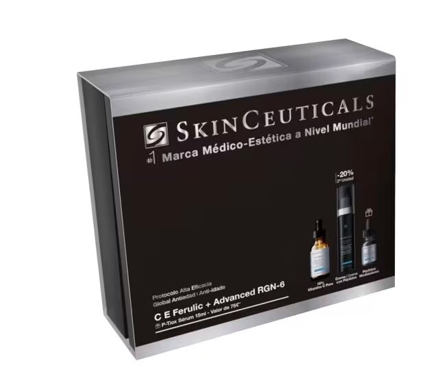 FERULIC + RGN-6 SKINCEUTICALS COFRE CE FERULIC + ADVANCED RGN-6 + P-TIOX 15 ML (REGALO) - Imagen 1