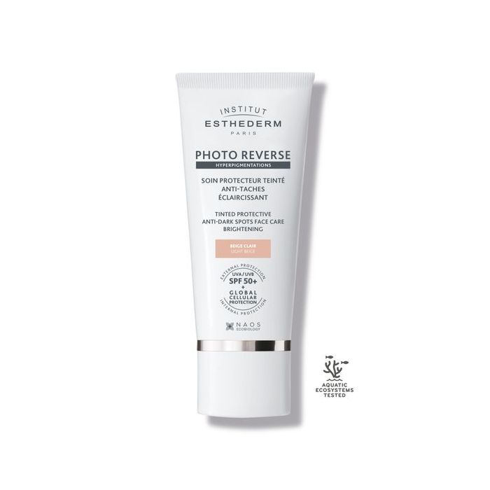 PHOTO REVERSE BEIGE ESTHEDERM PHOTO REVERSE Protector Solar Antimanchas Tono Clair 50ml - Imagen 1