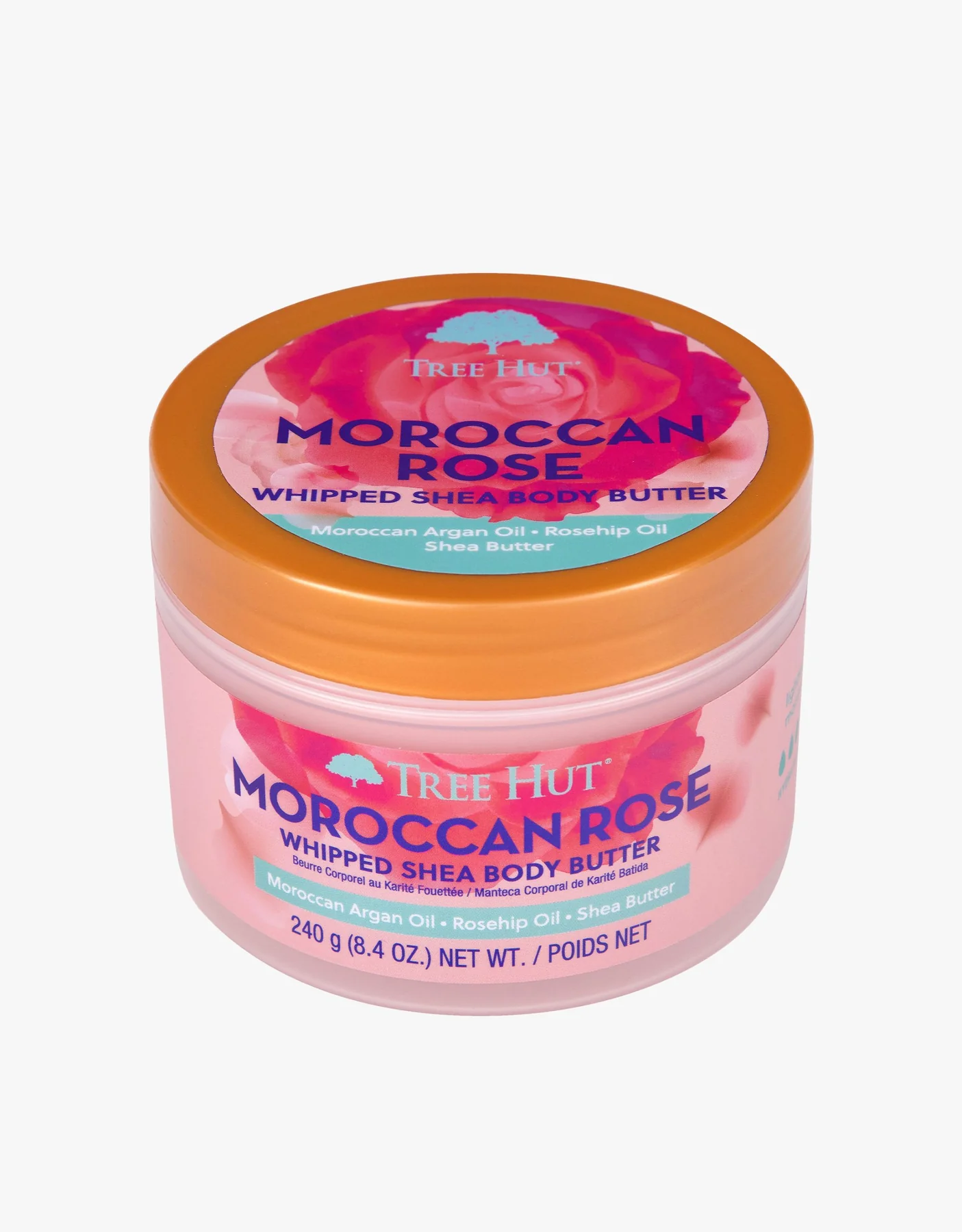 MOROCCAN ROSE TREE HUT MANTECA CORPORAL ROSA DE MARRUECOS 240G - Imagen 1
