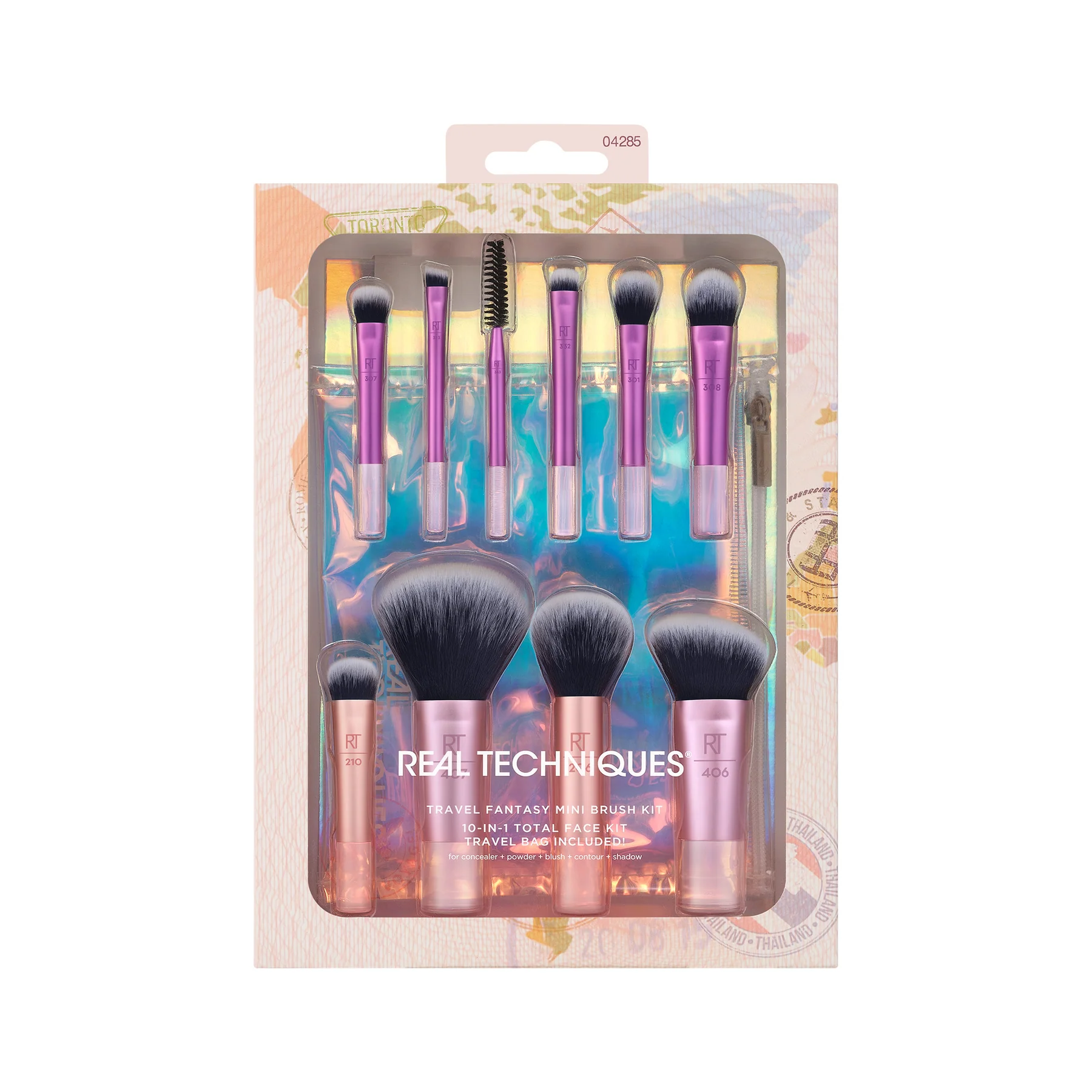 PACK BROCHAS 1 REAL TECHNIQUES TRAVEL FANTASY MINI BRUSH KIT - Imagen 2