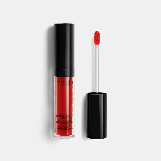 lovren_make-up_rossetto_r3_liquid-matt_rosso-intenso_01_540x LOVREN BARRA LABIAL LÍQUIDA ROSSO INTENSO R3 - Imagen 1