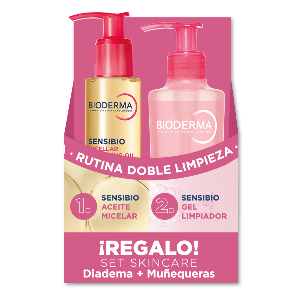 BIODERMA SENSIBIO DOBLE LIMPIEZA ACEITE MICELAR+GEL LIMPIADOR - Imagen 1
