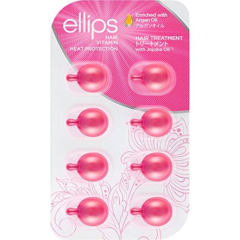 ELLIPS ROSA ELLIPS VITAMINA CAPILAR REPARADORA ACEITE DE ARGAN 8X1ml - Imagen 1
