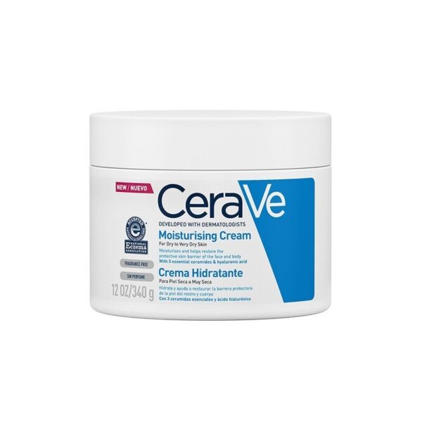 CERAVE CREMA HIDRATANTE PIEL SECA 340G - Imagen 1