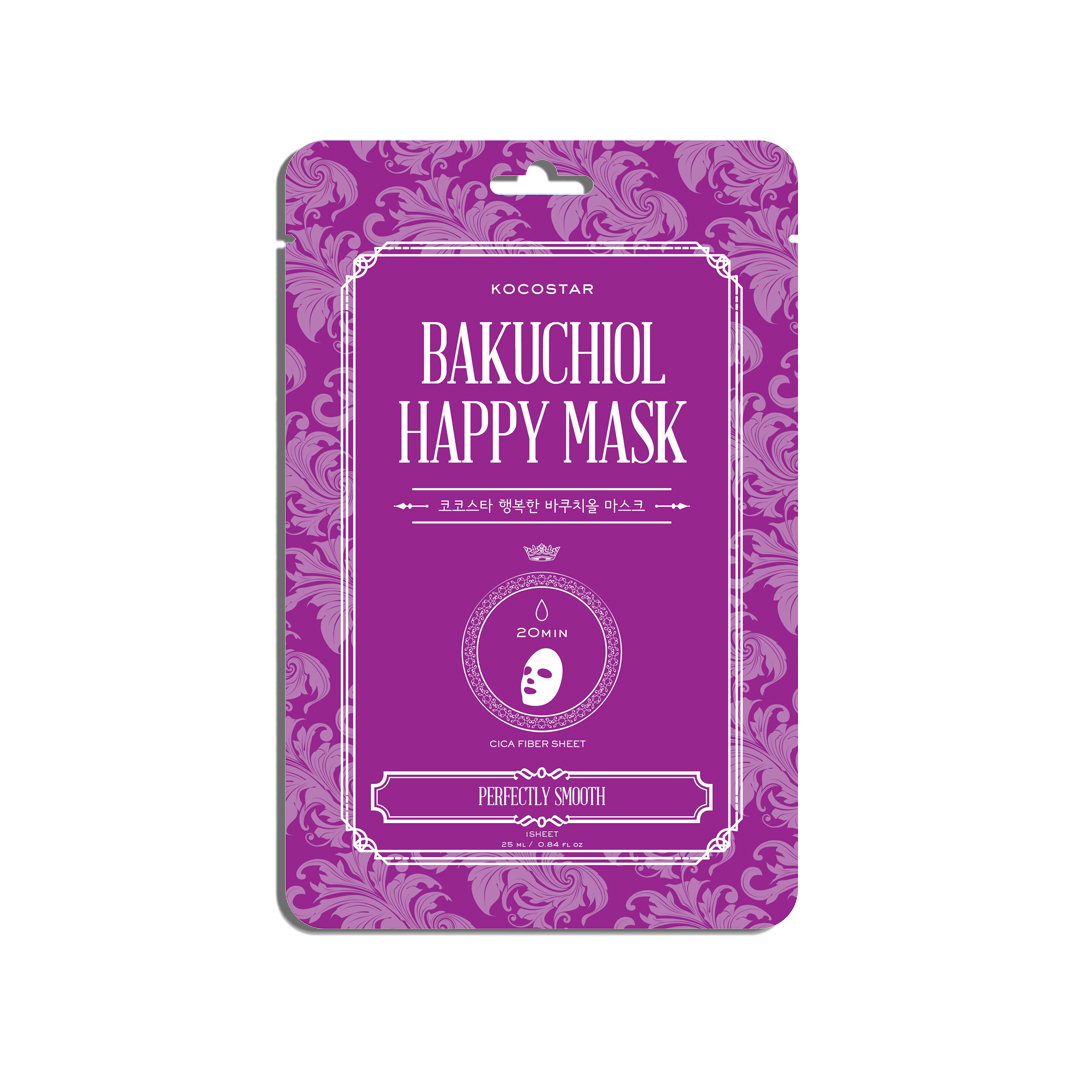 Bakuchiol Happy Mask_Mascarilla coreana Kocostar 1 KOCOSTAR BAKUCHIOL HAPPY MASK 1ud - Imagen 1