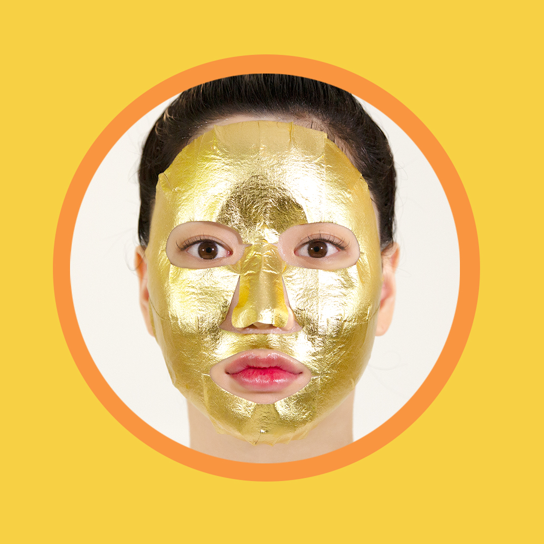 Premium Gold Triple Layer_Mascarilla coreana Kocostar 2 KOCOSTAR PREMIUM GOLD FOIL TRIPLE LAYER MASK 1ud - Imagen 3