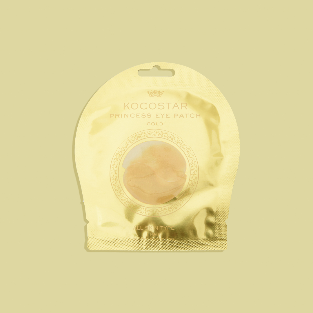 Princess Eye Patch_Mascarilla coreana Kocostar 1 KOCOSTAR PRINCESS EYE PATCH GOLD 1ud - Imagen 2