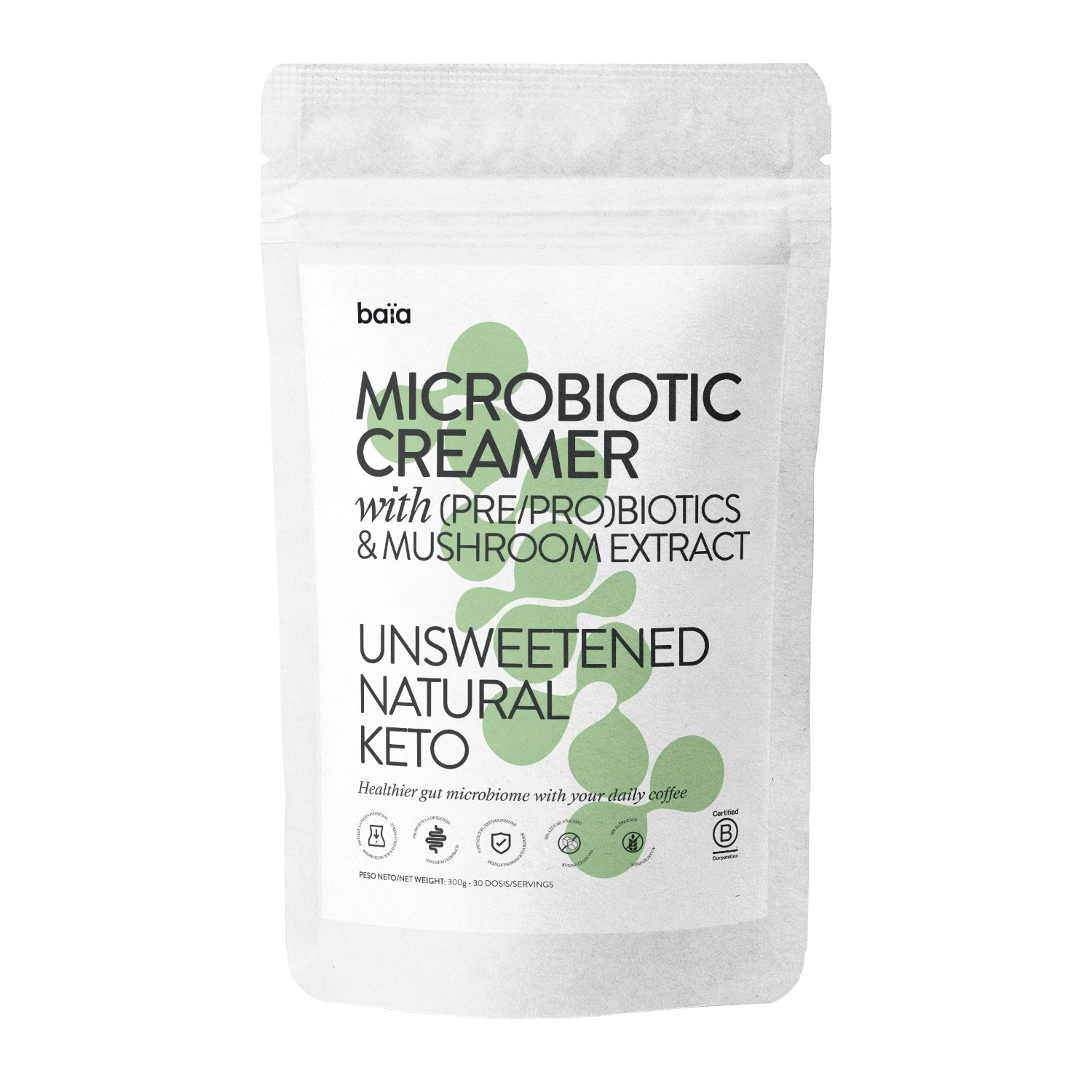 MICROBIOTIC_CREAMER BAIA FOOD Microbiotic Creamer 300g - Imagen 1