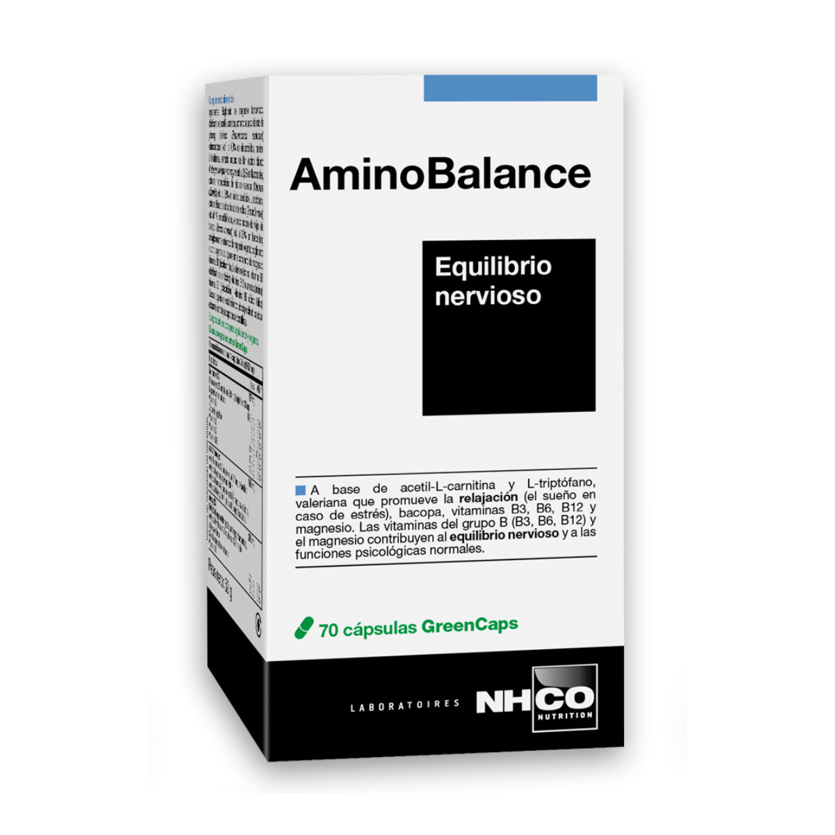nhco-aminobalance-70-capsulas NHCO AMINOBALANCE EQUILIBRIO NERVIOSO 70 Cápsulas - Imagen 1