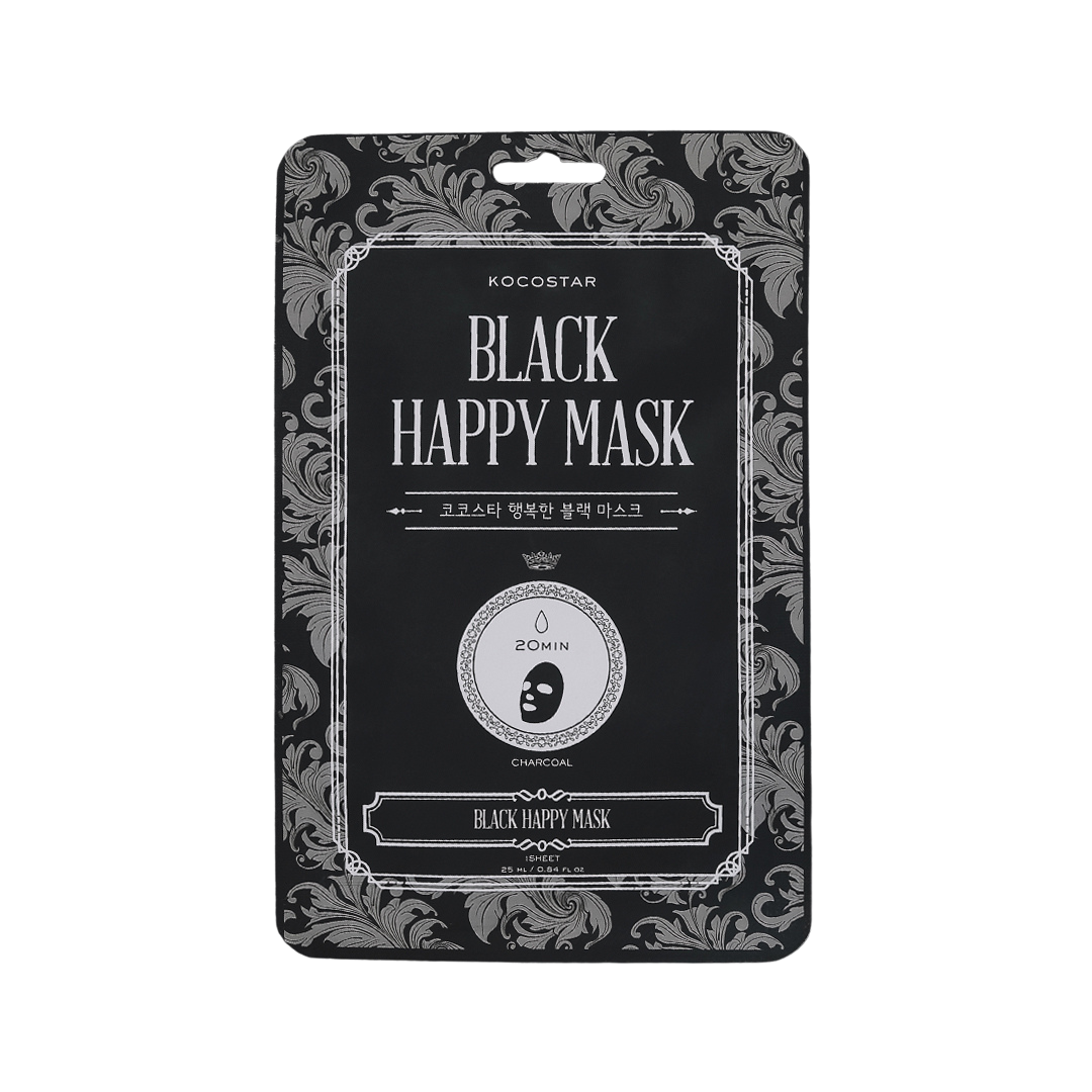 5511f7db-46f8-4db4-8f32-3e1d55b7bc1e KOCOSTAR BLACK HAPPY MASK 1 ud - Imagen 1